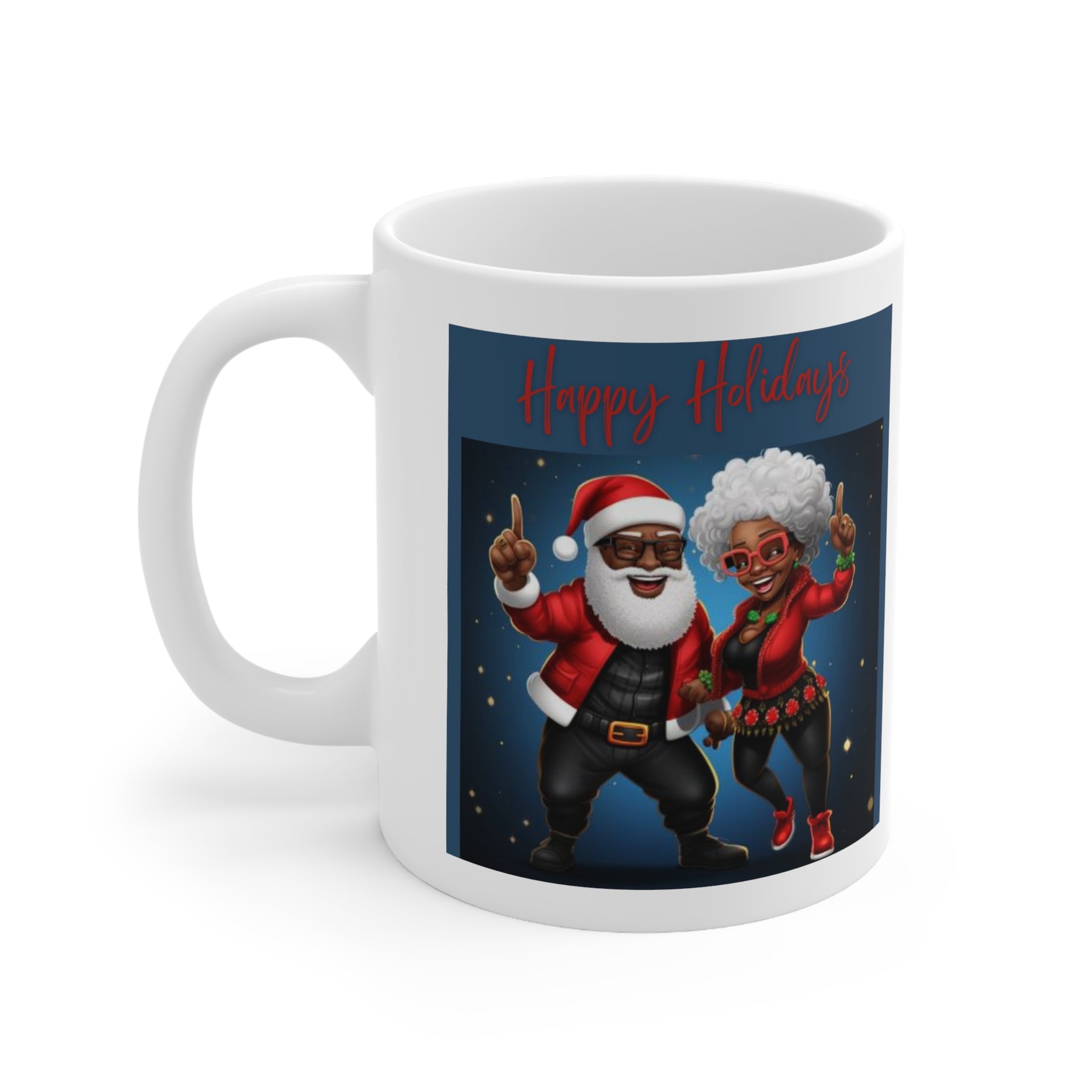 Joyful Harmony Holiday Ceramic Mug 11oz