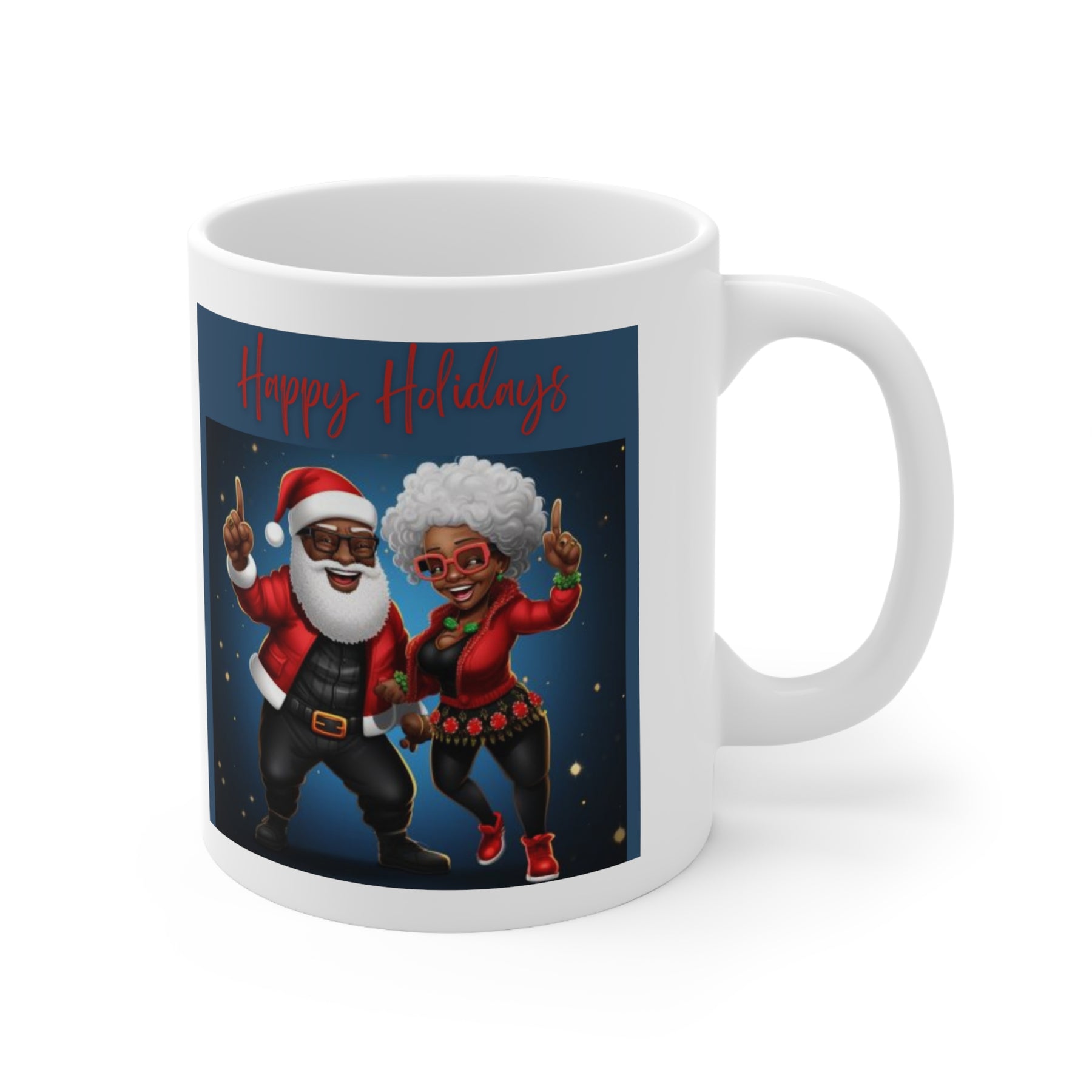 Joyful Harmony Holiday Ceramic Mug 11oz