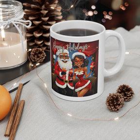 Festive Elegance Ceramic Mug 11oz