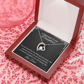 A Message To My Daughter - Forever Love Necklace