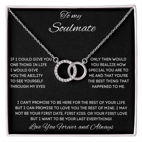 To My Soulmate - Perfect Pair Necklace