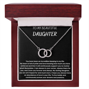 To My Beautiful Daughter - Perfect Pair Necklace