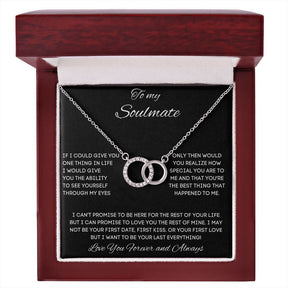 To My Soulmate - Perfect Pair Necklace