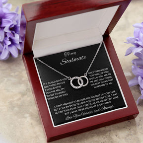 To My Soulmate - Perfect Pair Necklace