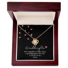 Granddaughter- Love Knot Necklace