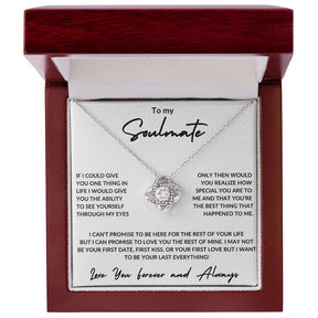 soulmate love knot necklace