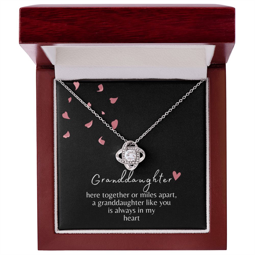 Granddaughter- Love Knot Necklace