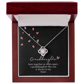 Granddaughter- Love Knot Necklace